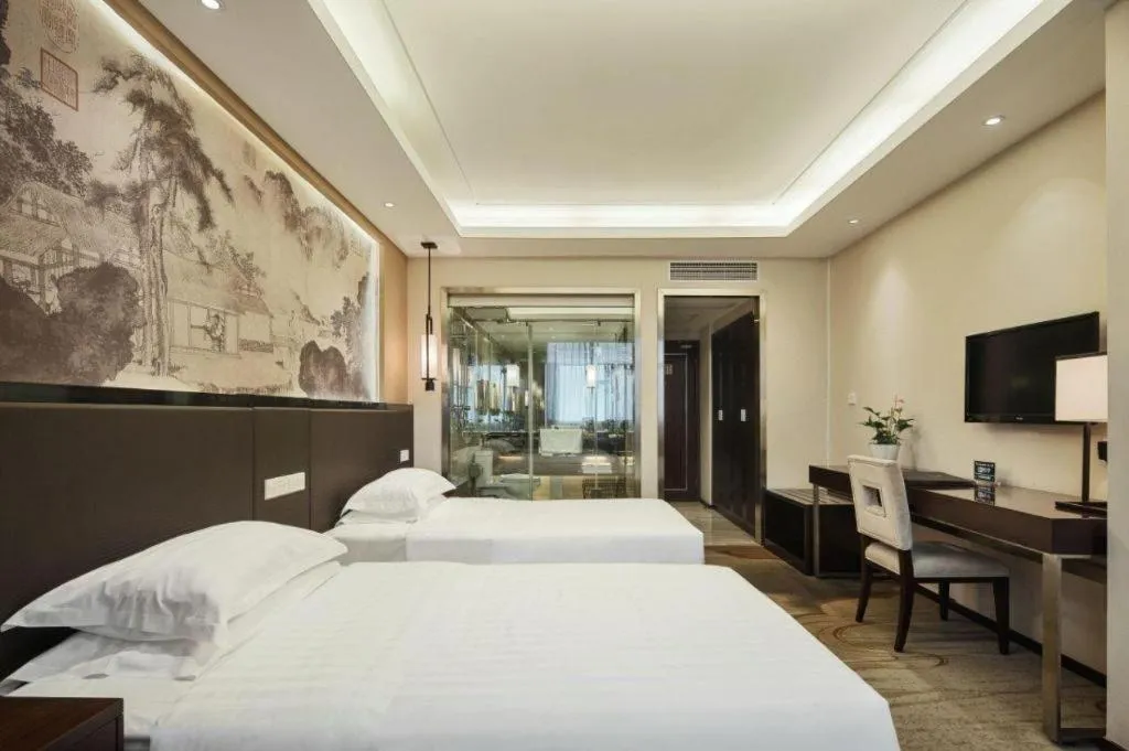 Bed in Chongqing Tianyou Hotel