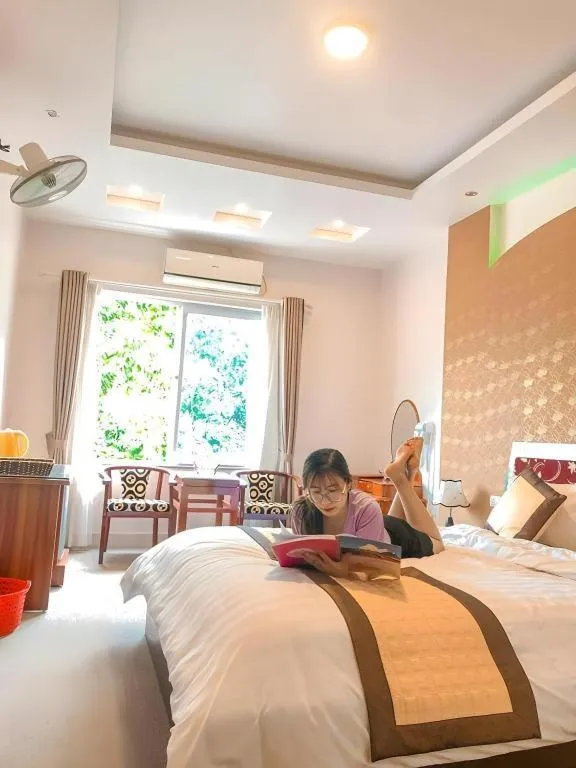 Bed in Ngoc Bach Hotel