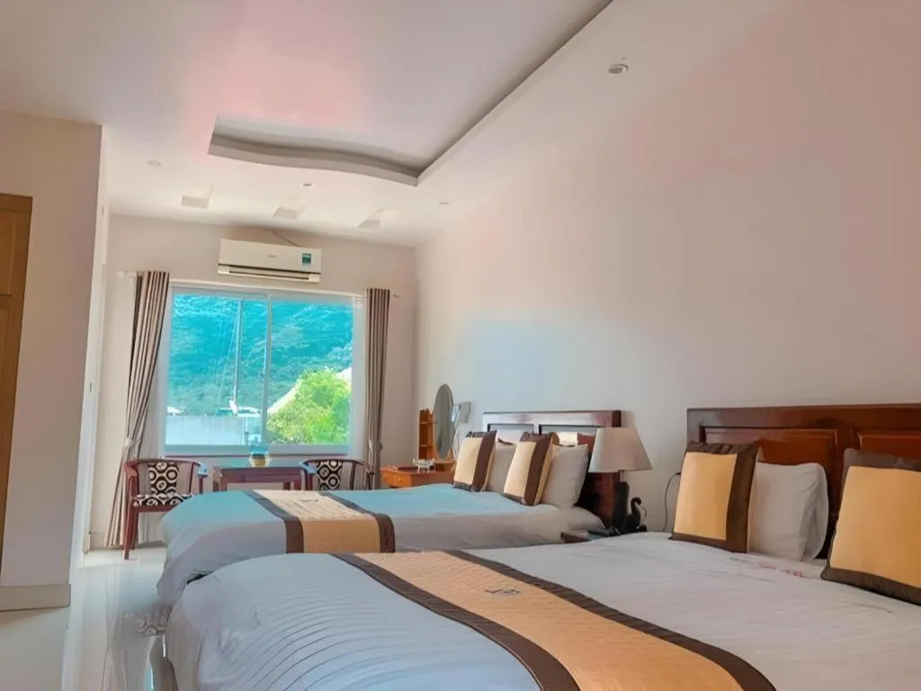 Bed in Ngoc Bach Hotel