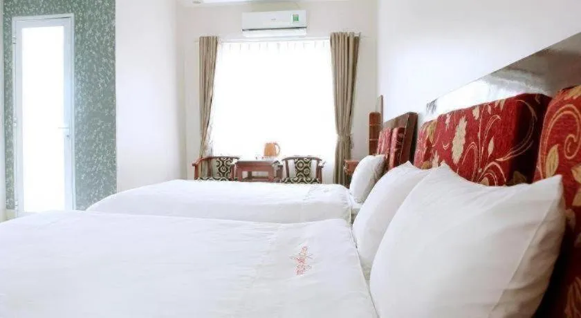 Bed in Ngoc Bach Hotel