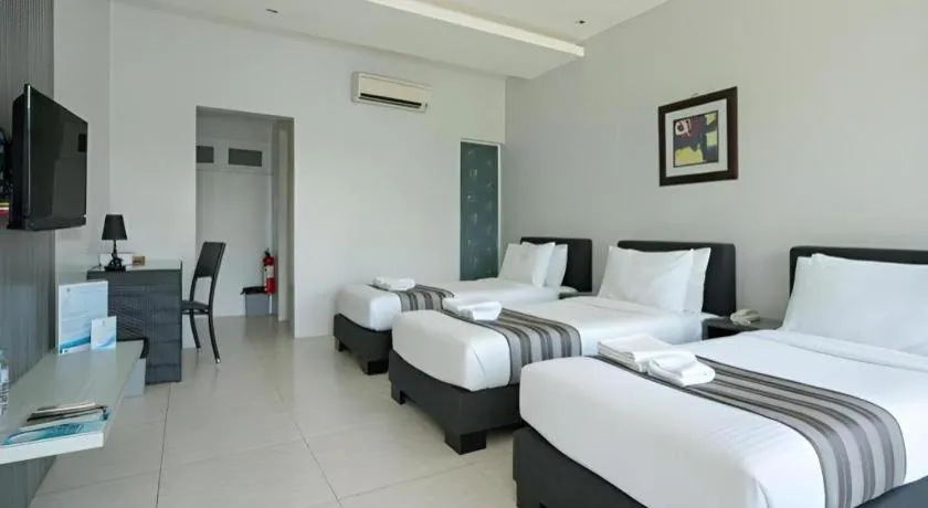 Bed in Anilao Awari Bay Resort