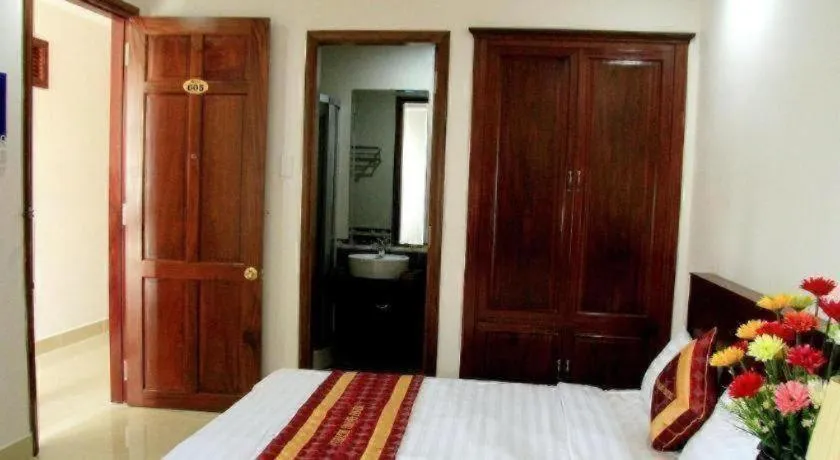 Bed in Minh Dang Hotel