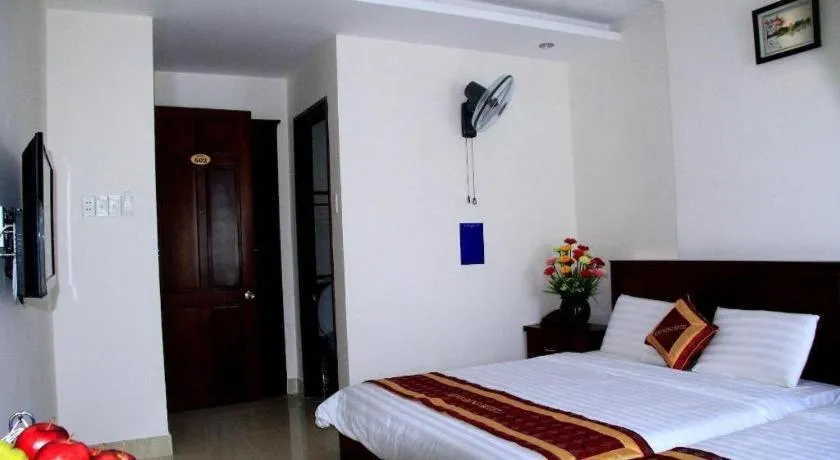 Bed in Minh Dang Hotel