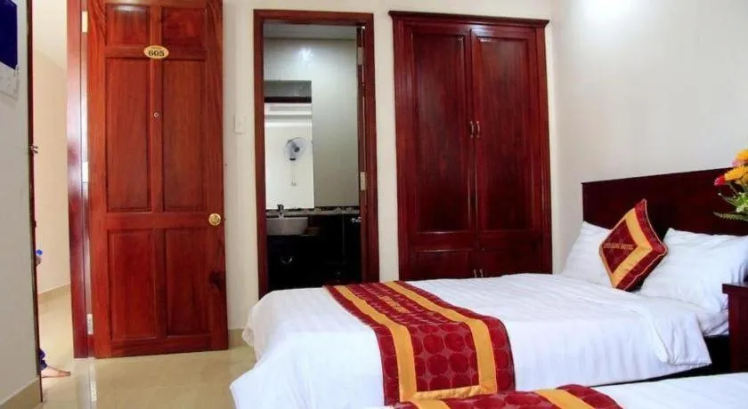 Bed in Minh Dang Hotel