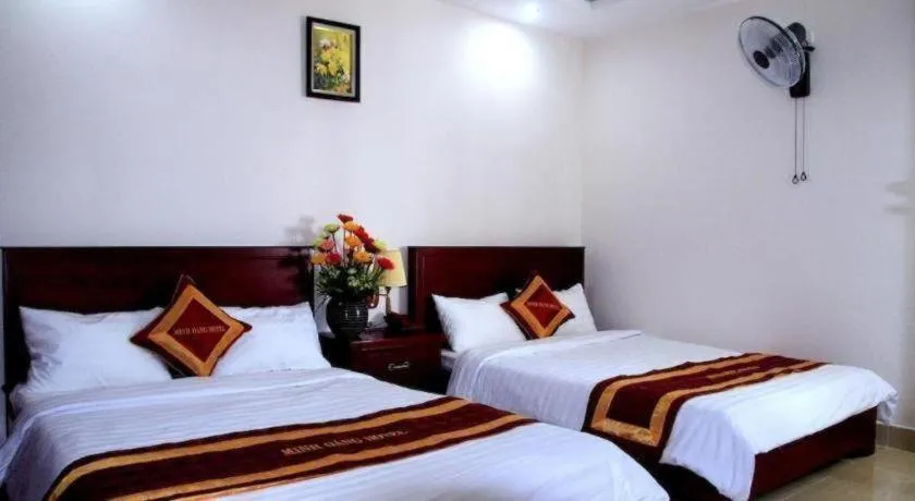 Bed in Minh Dang Hotel
