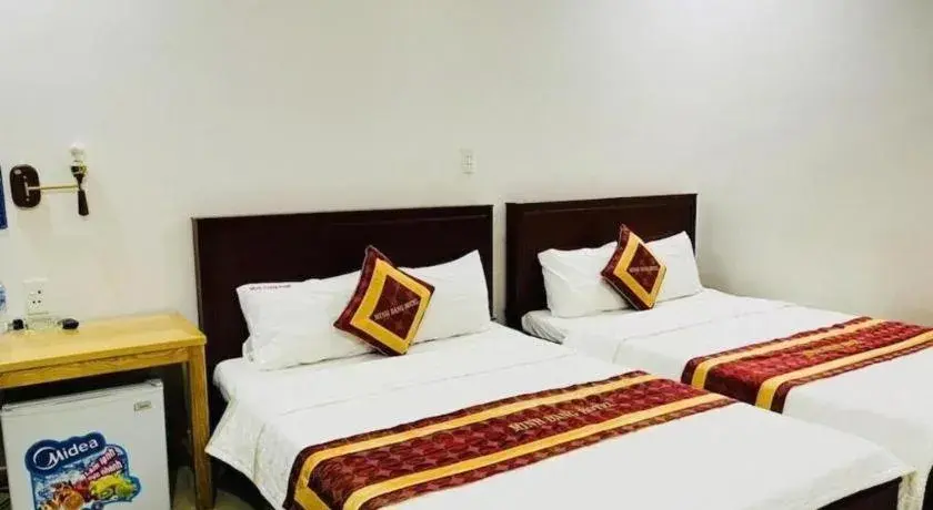 Bed in Minh Dang Hotel Bed in Minh Dang Hotel