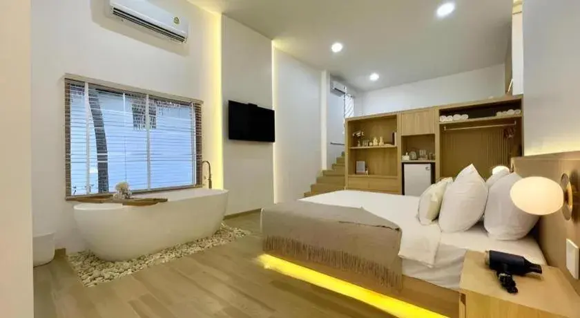 Bed in Tonsak Resort Bed in Tonsak Resort