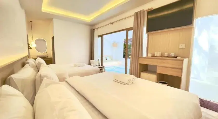 Bed in Tonsak Resort Bed in Tonsak Resort