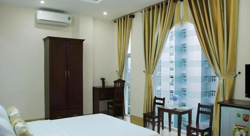 Bed in Huong Binh Hotel