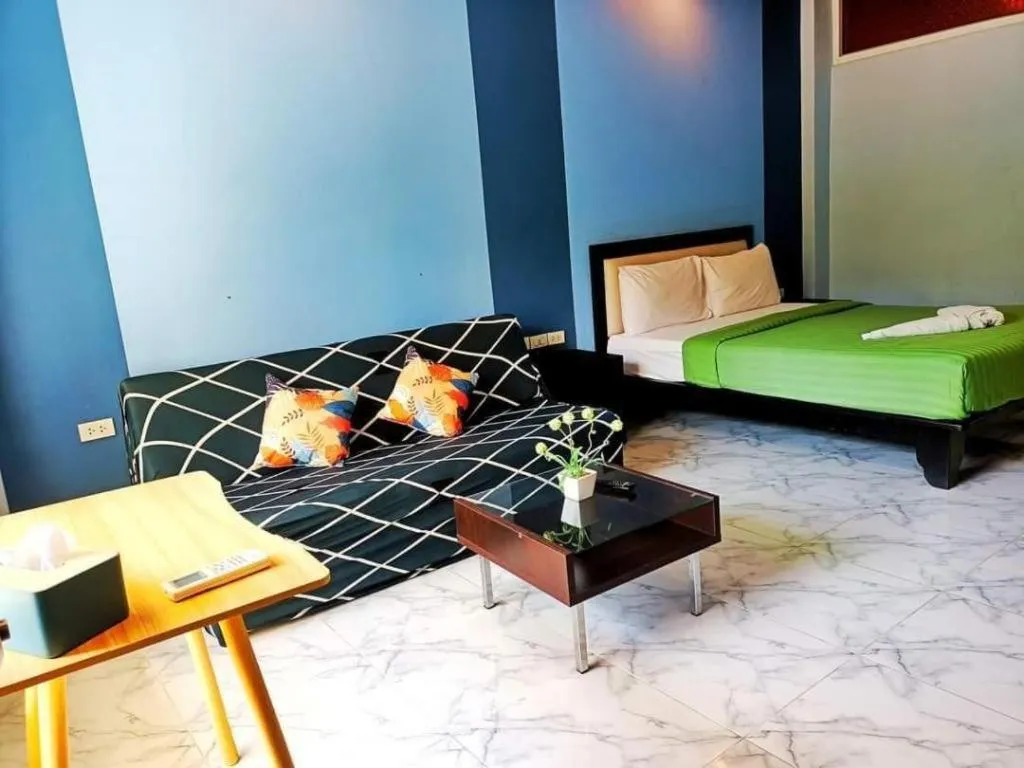 Bed in Seashell Resort Krabi