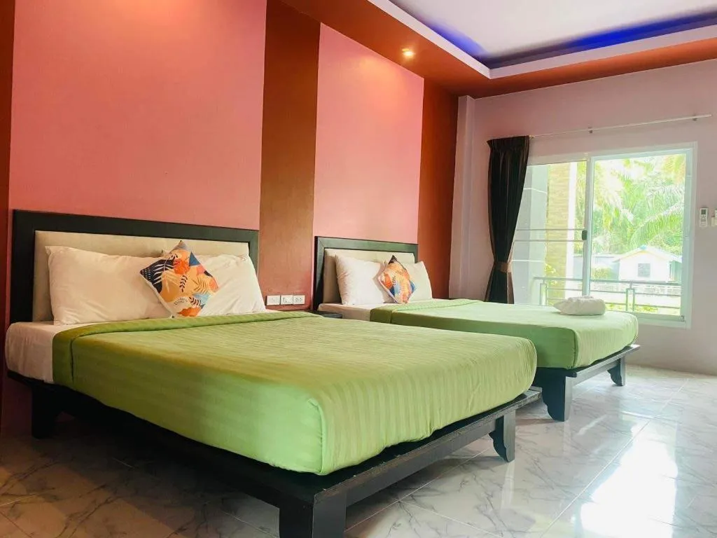 Bed in Seashell Resort Krabi