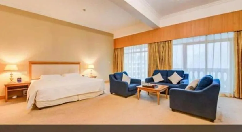Bed in Zhuhai Dehan Hotel