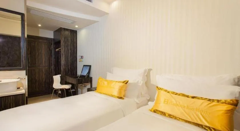 Bed in Harbour Bay Hotel