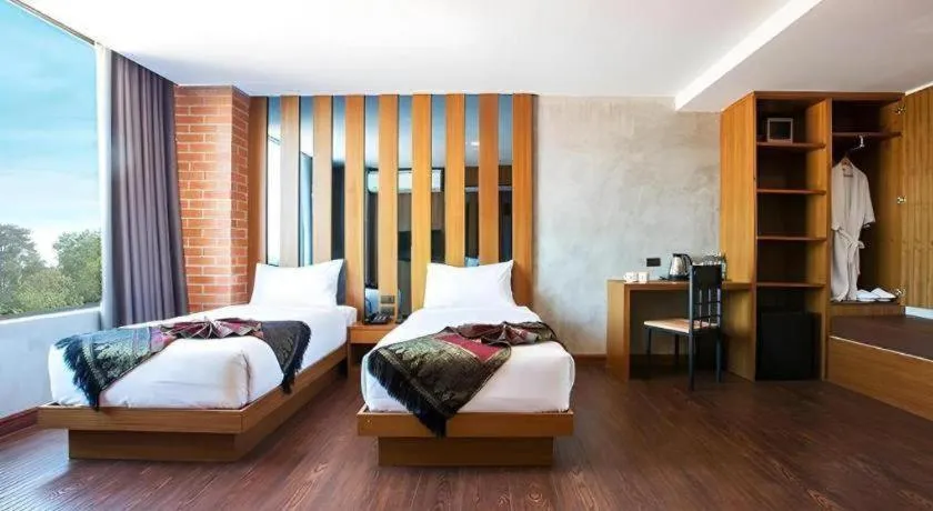 Bed in B2 Udon Thani Boutique and Budget Hotel