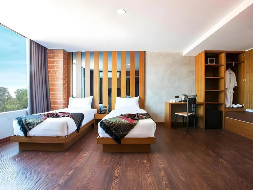 Bed in B2 Udon Thani Boutique and Budget Hotel