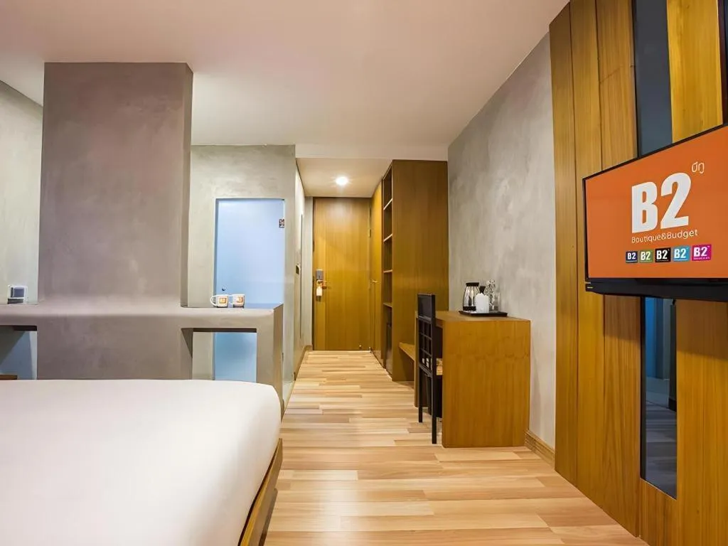 Bed in B2 Udon Thani Boutique and Budget Hotel
