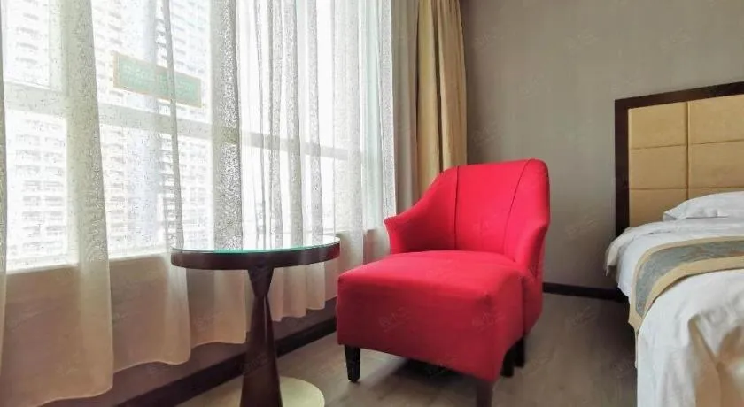 Bed in Hua Xia Pearl Hotel