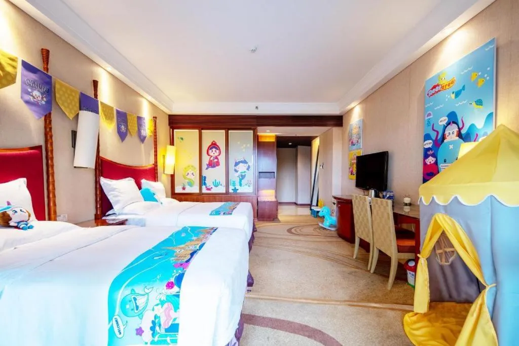 Bed in Ocean Spring Metropark Hotel Zhuhai