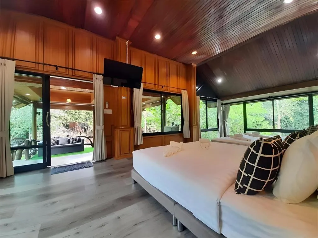 Bed in Khao Yai Paradise on Earth