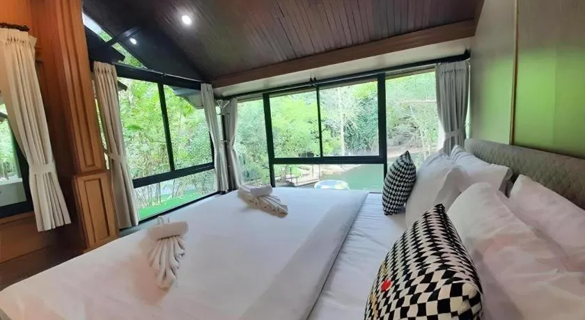 Bed in Khao Yai Paradise on Earth