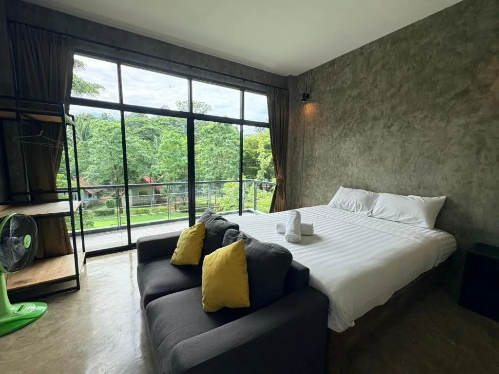 Bed in Ma-Kham Forest Resort