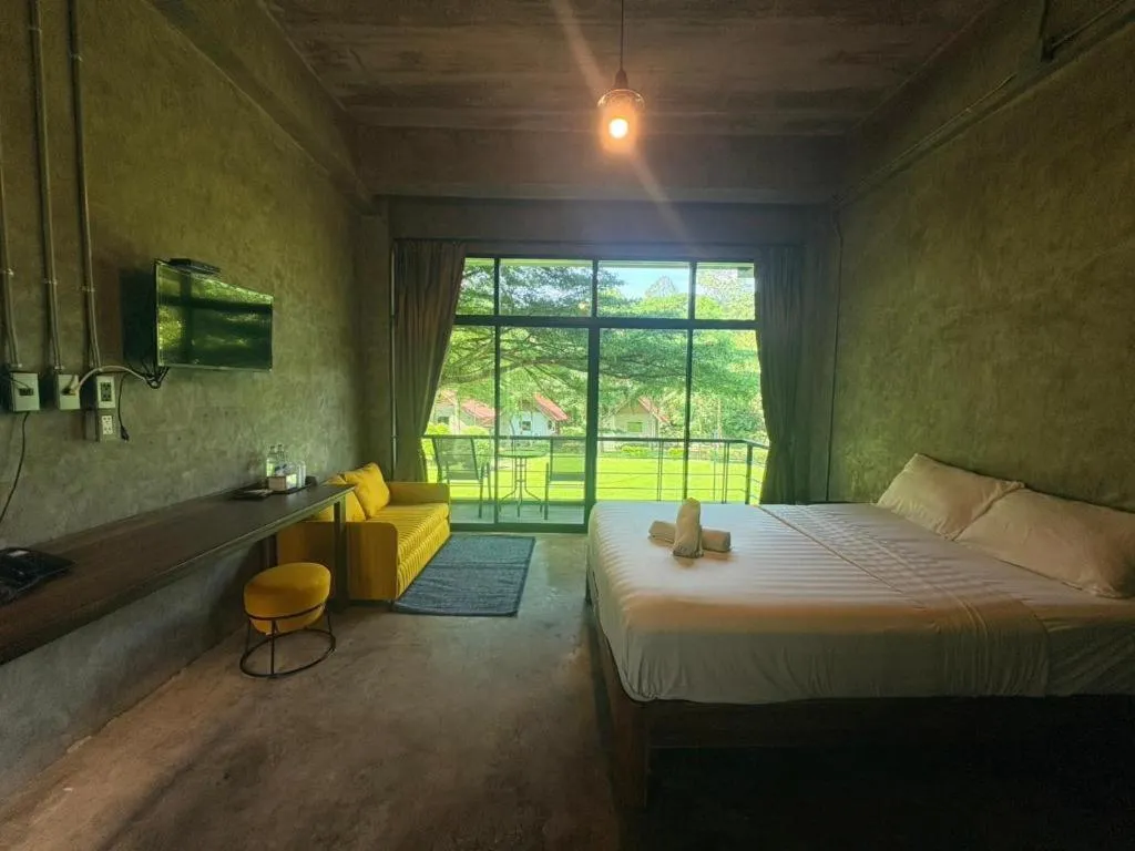 Bed in Ma-Kham Forest Resort