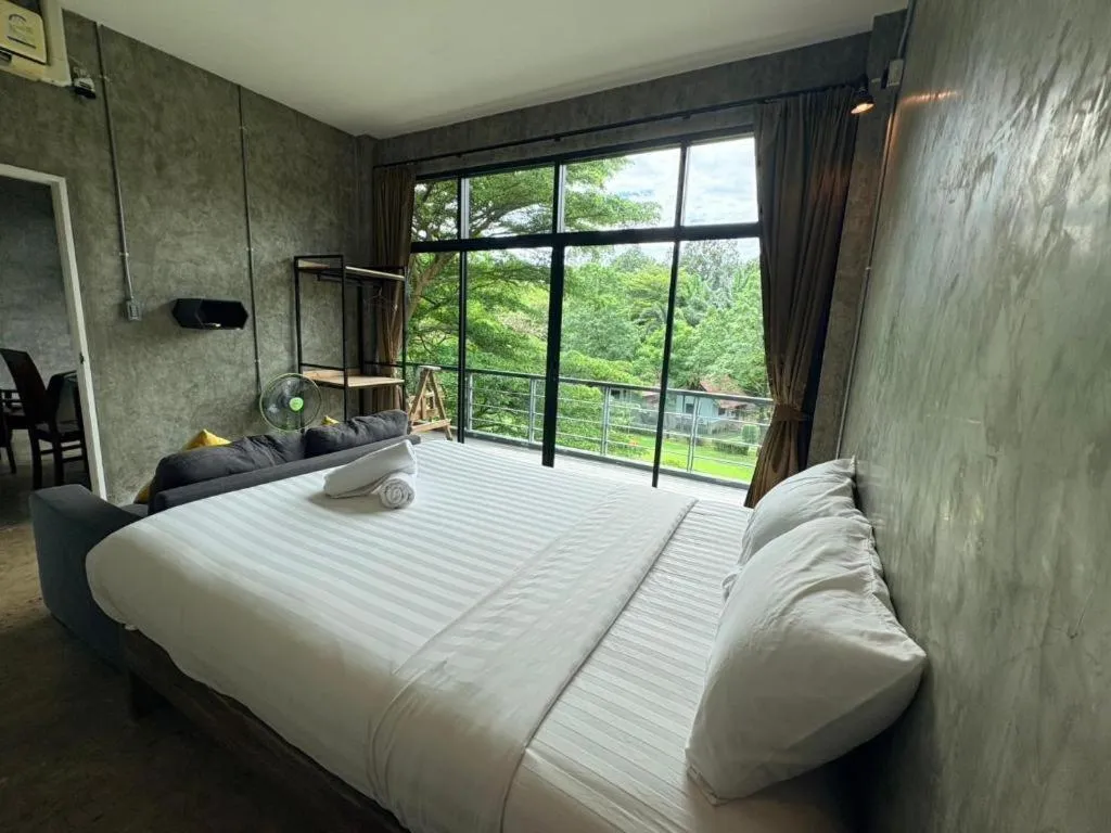 Bed in Ma-Kham Forest Resort