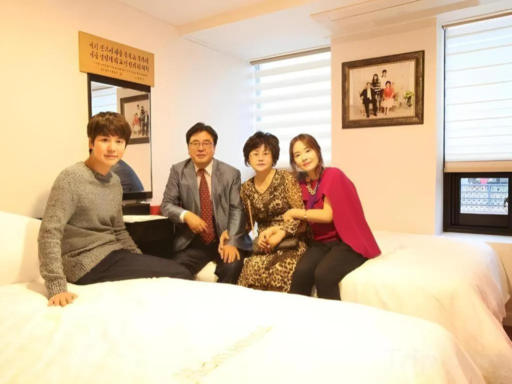Bed in Myeongdong Mom House
