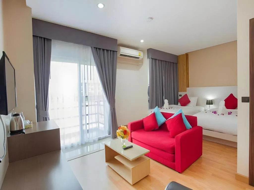 Bed in GT Residence Hotel