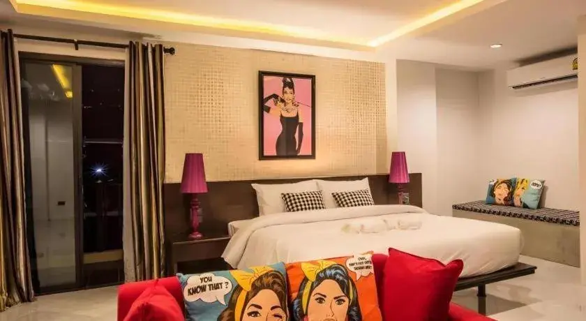 Bed in M Boutique Resort Bed in M Boutique Resort