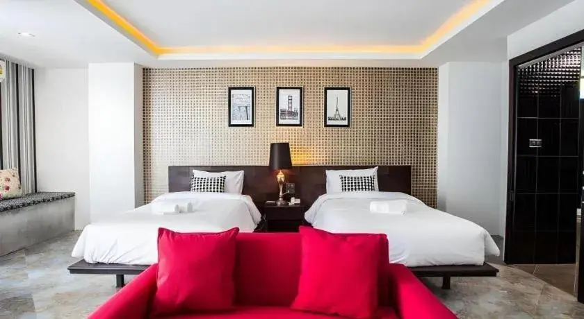 Bed in M Boutique Resort Bed in M Boutique Resort