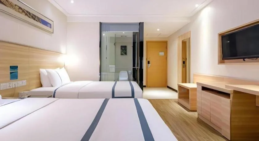 Bed in City Comfort Inn Nanning Chaoyang Square Metro Station