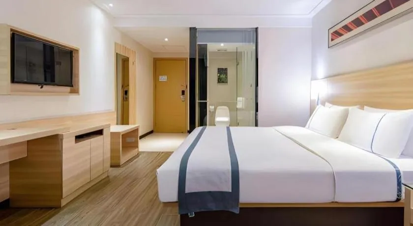 Bed in City Comfort Inn Nanning Chaoyang Square Metro Station