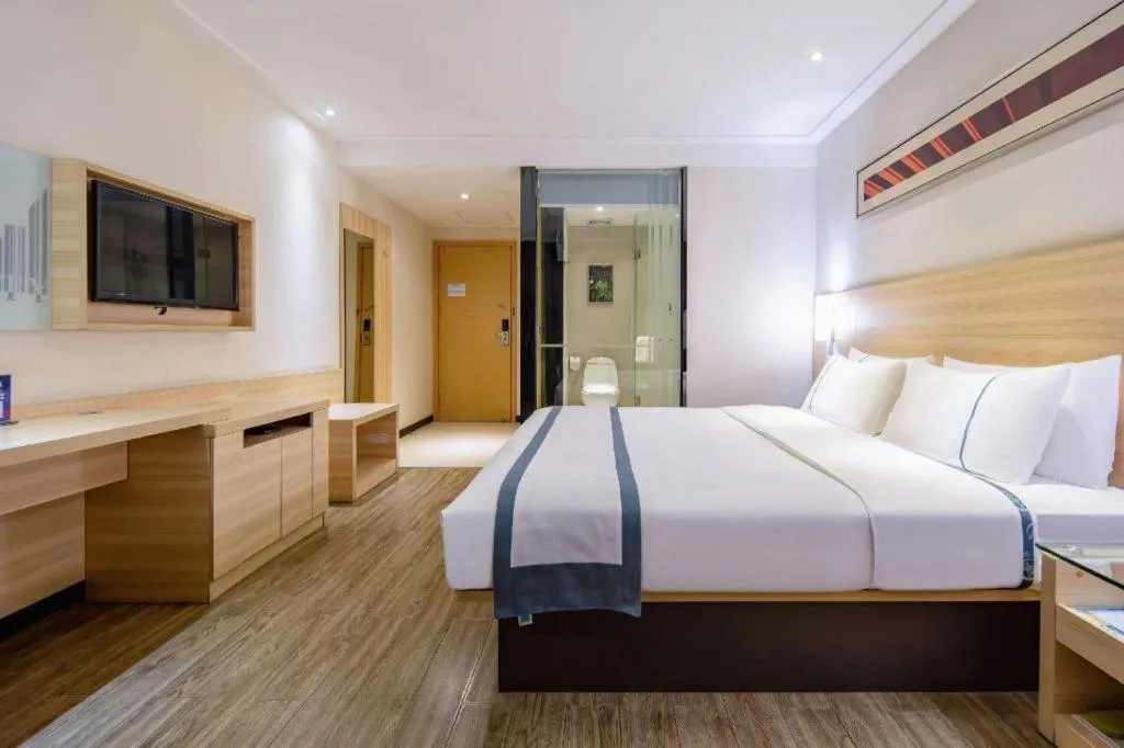 Bed in City Comfort Inn Nanning Chaoyang Square Metro Station