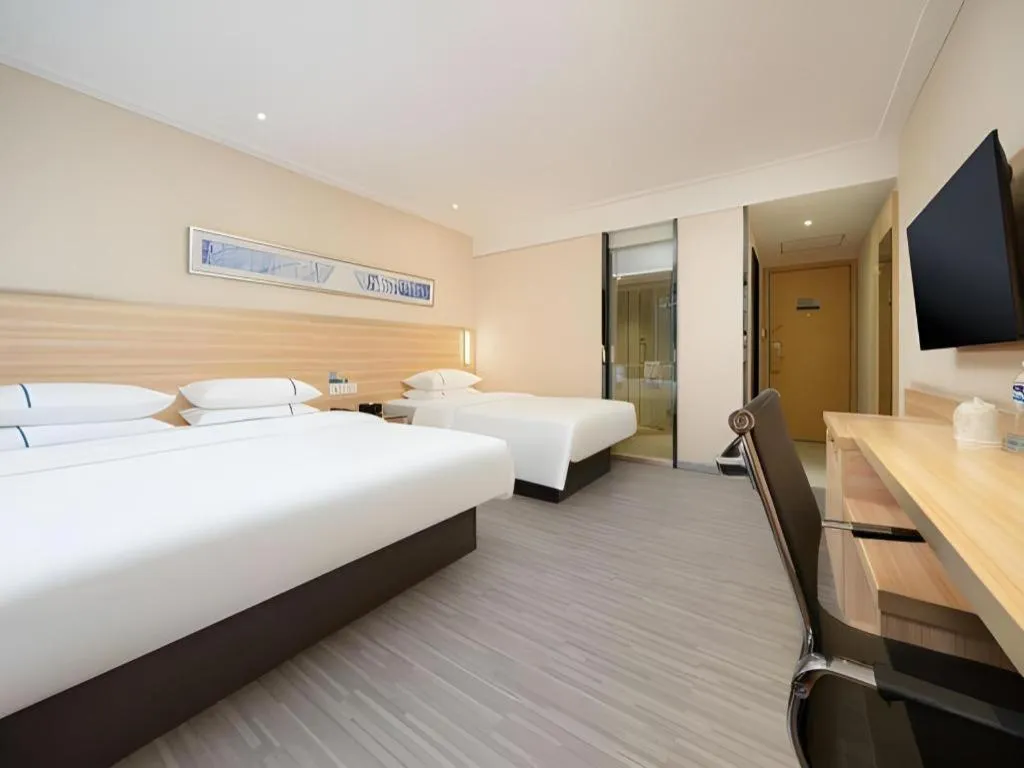 Bed in City Comfort Inn Nanning Chaoyang Square Metro Station