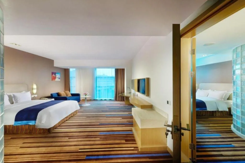 Bed in Holiday Inn Express Nantong Downtown By IHG
