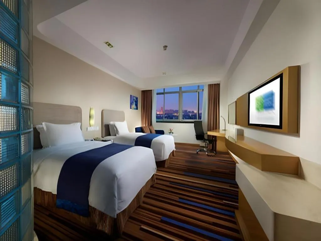 Bed in Holiday Inn Express Nantong Downtown By IHG