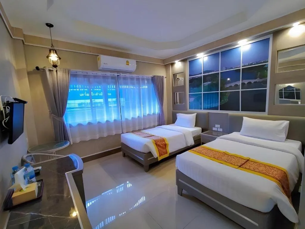 Bed in Grand Vissanu Hotel