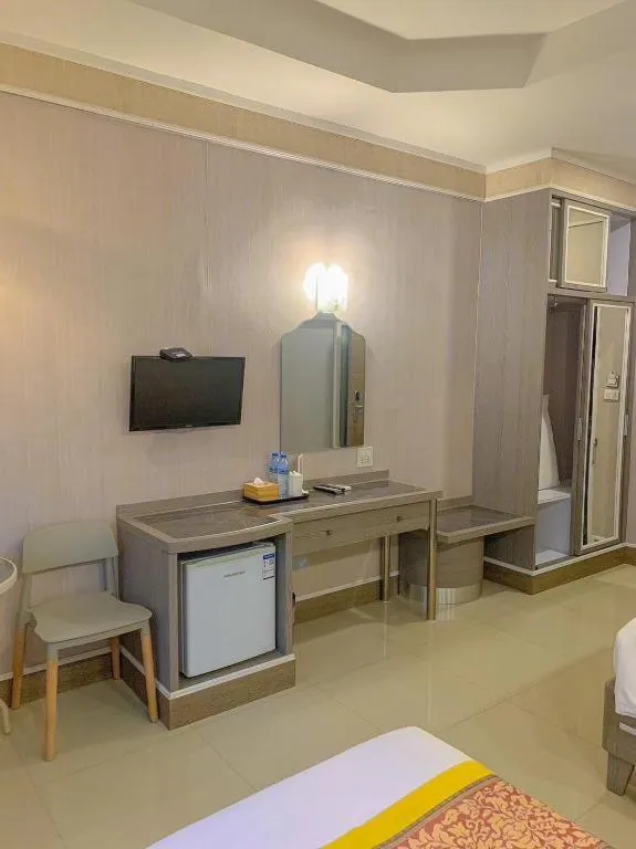 Bed in Grand Vissanu Hotel