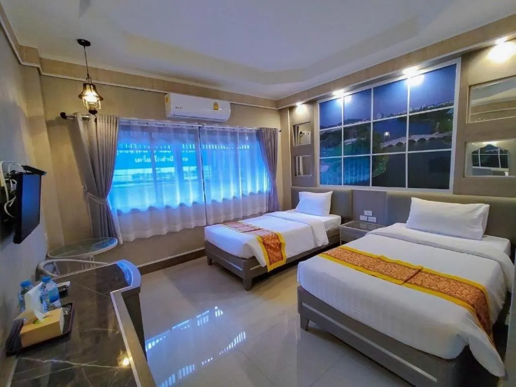 Bed in Grand Vissanu Hotel