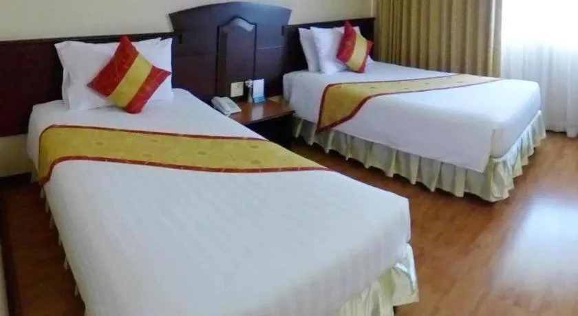 Bed in Grand Vissanu Hotel