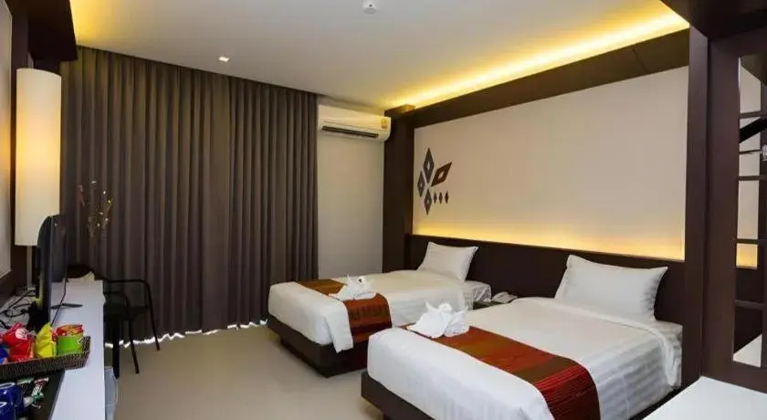 Bed in UDTel Boutique Hotel Udonthani Bed in UDTel Boutique Hotel Udonthani