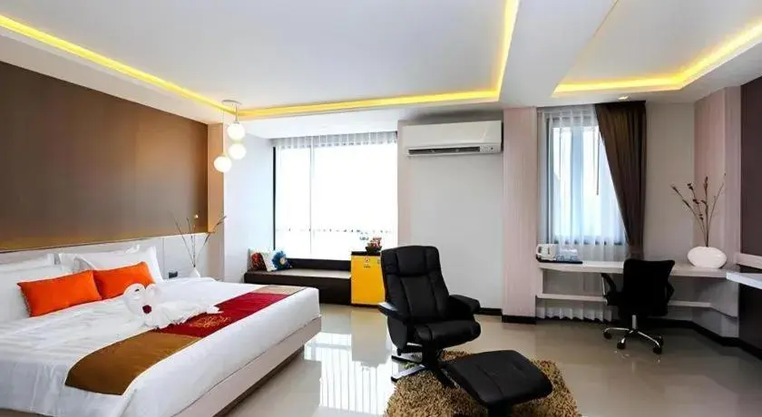 Bed in UDTel Boutique Hotel Udonthani Bed in UDTel Boutique Hotel Udonthani