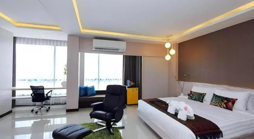 Bed in UDTel Boutique Hotel Udonthani Bed in UDTel Boutique Hotel Udonthani