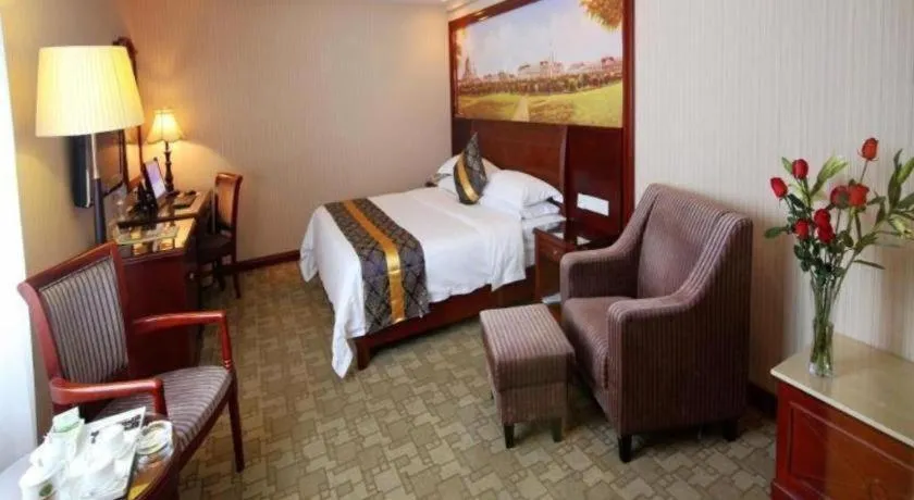 Bed in Vienna Hotel Nanning Train Station