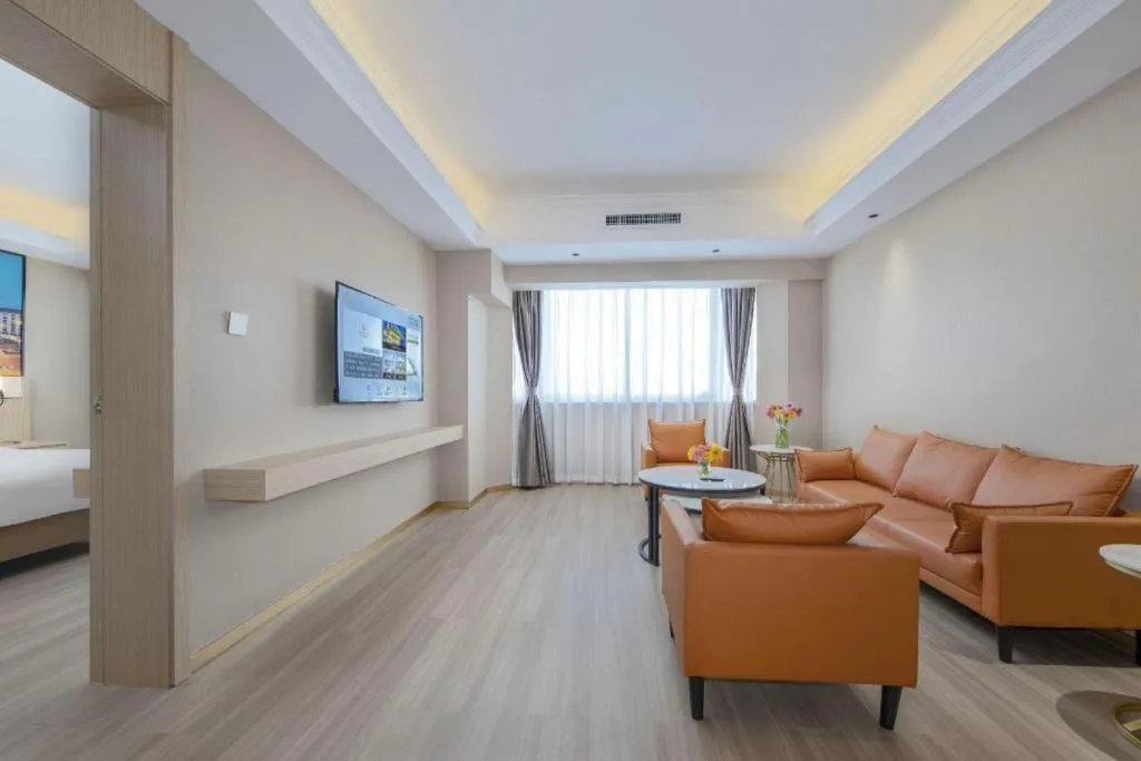 Bed in Vienna Hotel Nanning Train Station