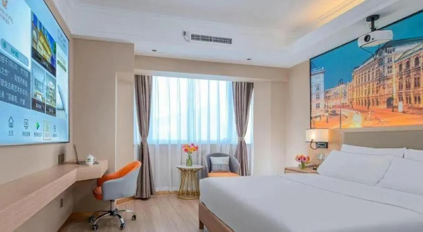 Bed in Vienna Hotel Nanning Train Station