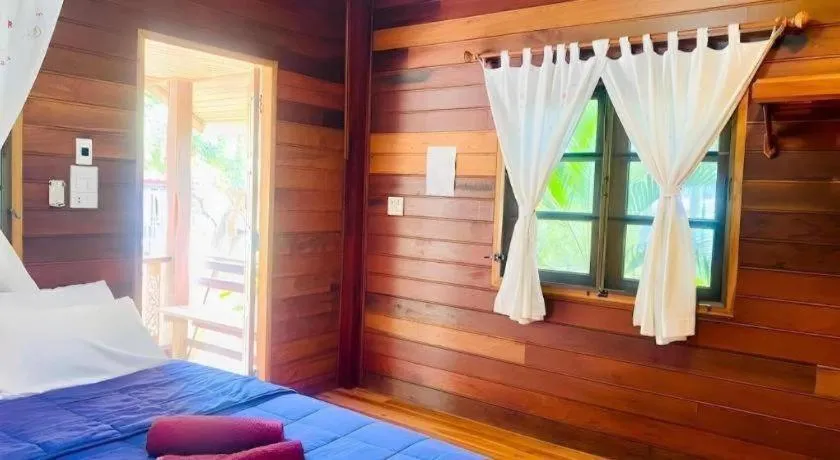 Bed in Phuphan Park Hotel