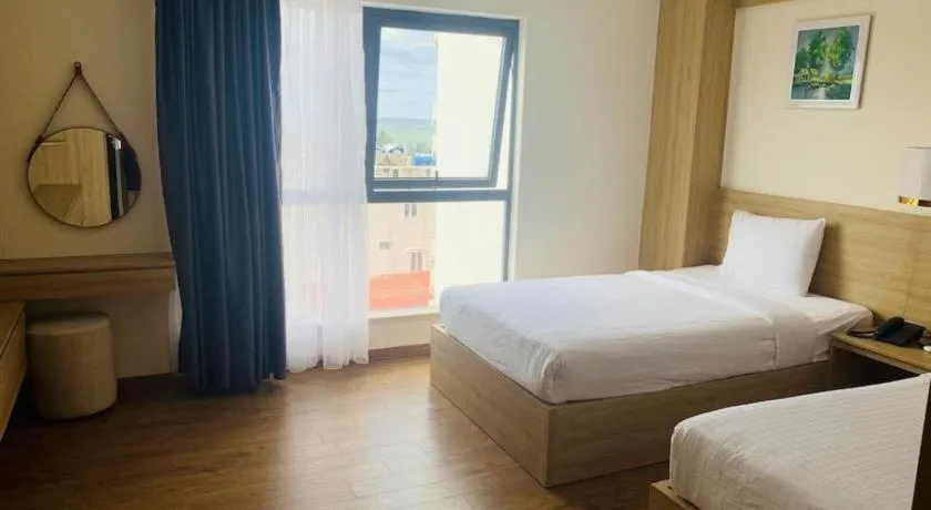Bed in Luxe Hotel