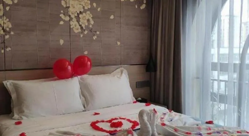 Bed in Shenzhen Hanyong Hotel Fuyong Branch